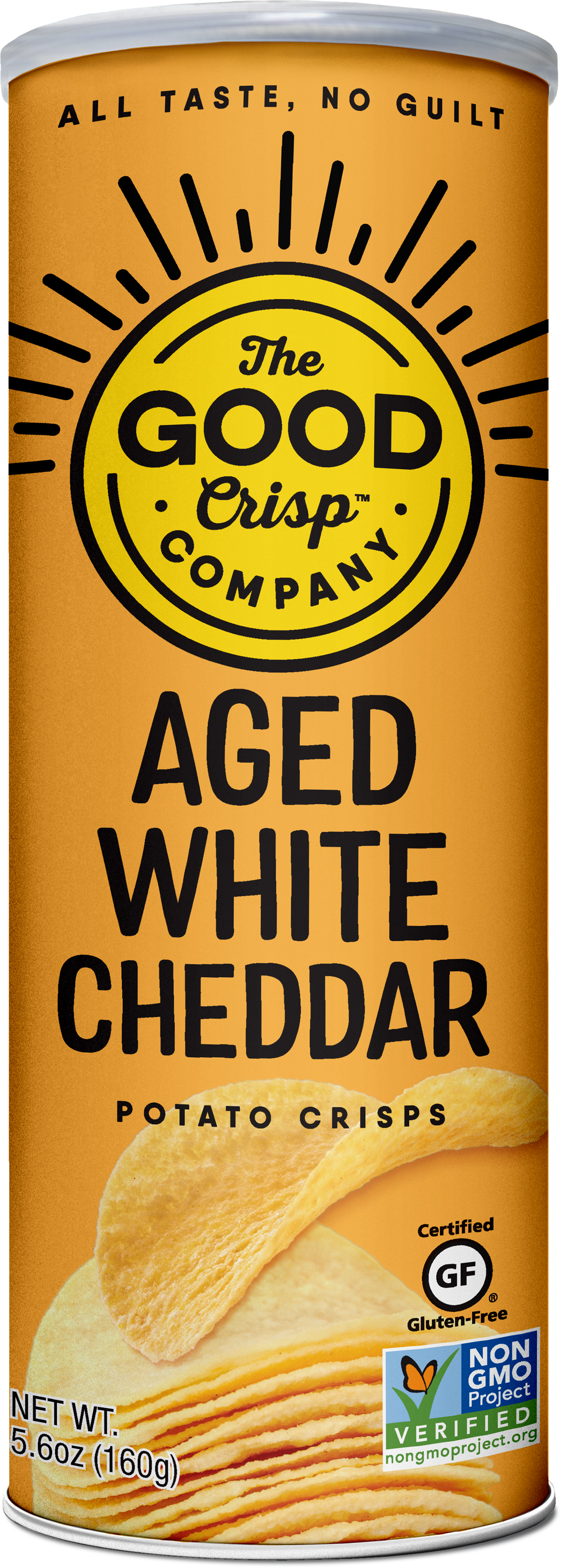 The Good Crisp Company Aged White Cheddar Chips (Case of 8)