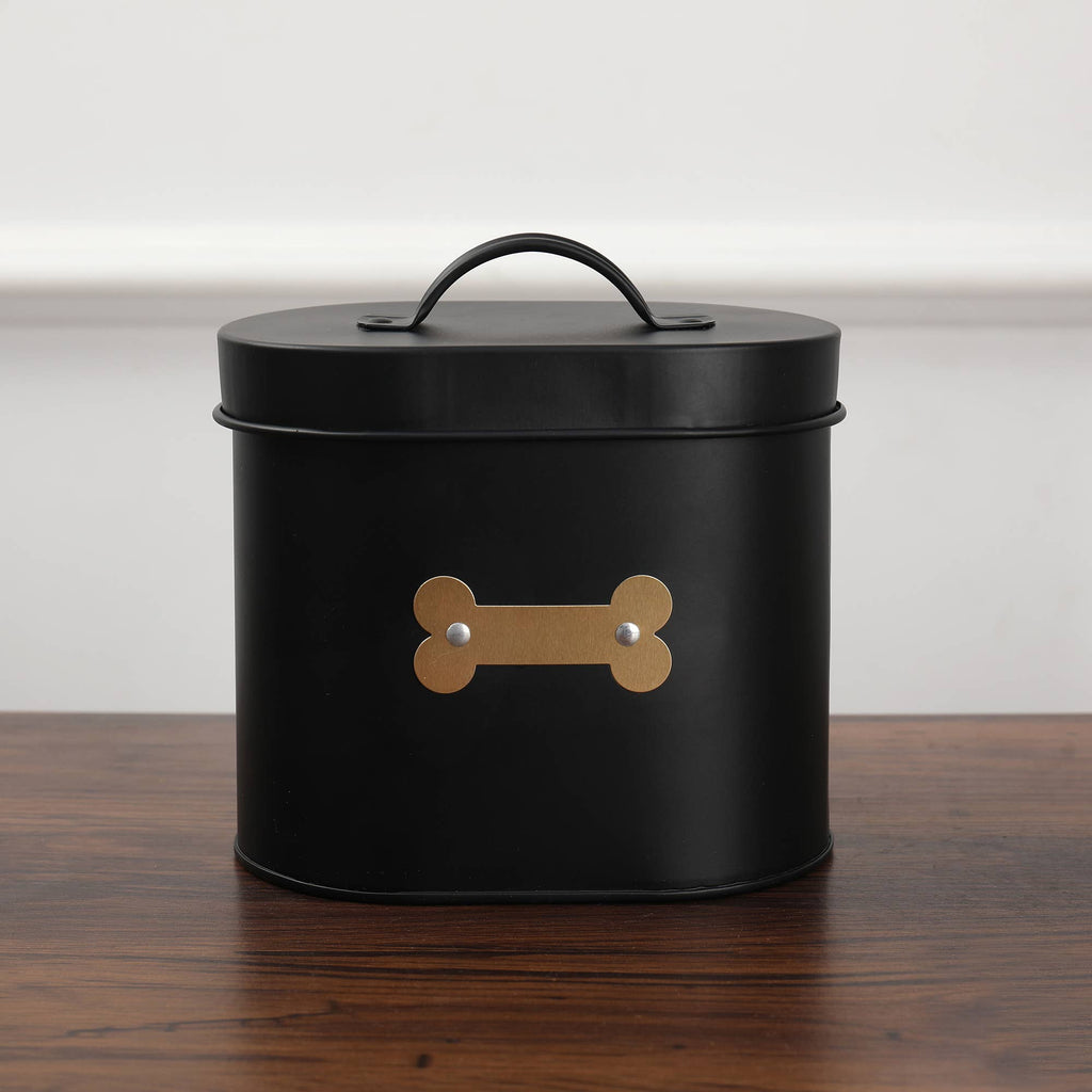 Oval Pet Treat Canister
