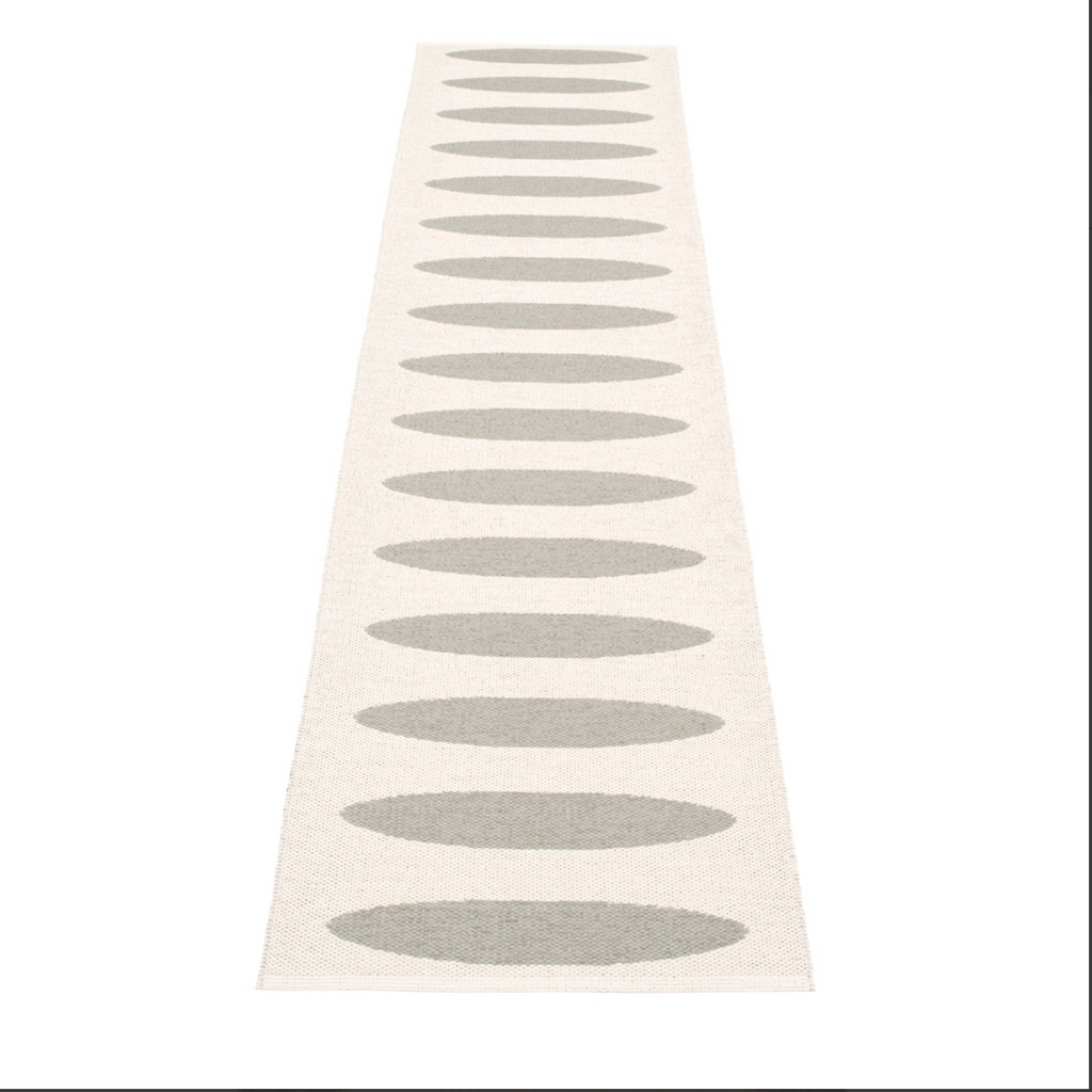 Lazy Beach Plastic Floor Mats Warm Grey/Vanilla