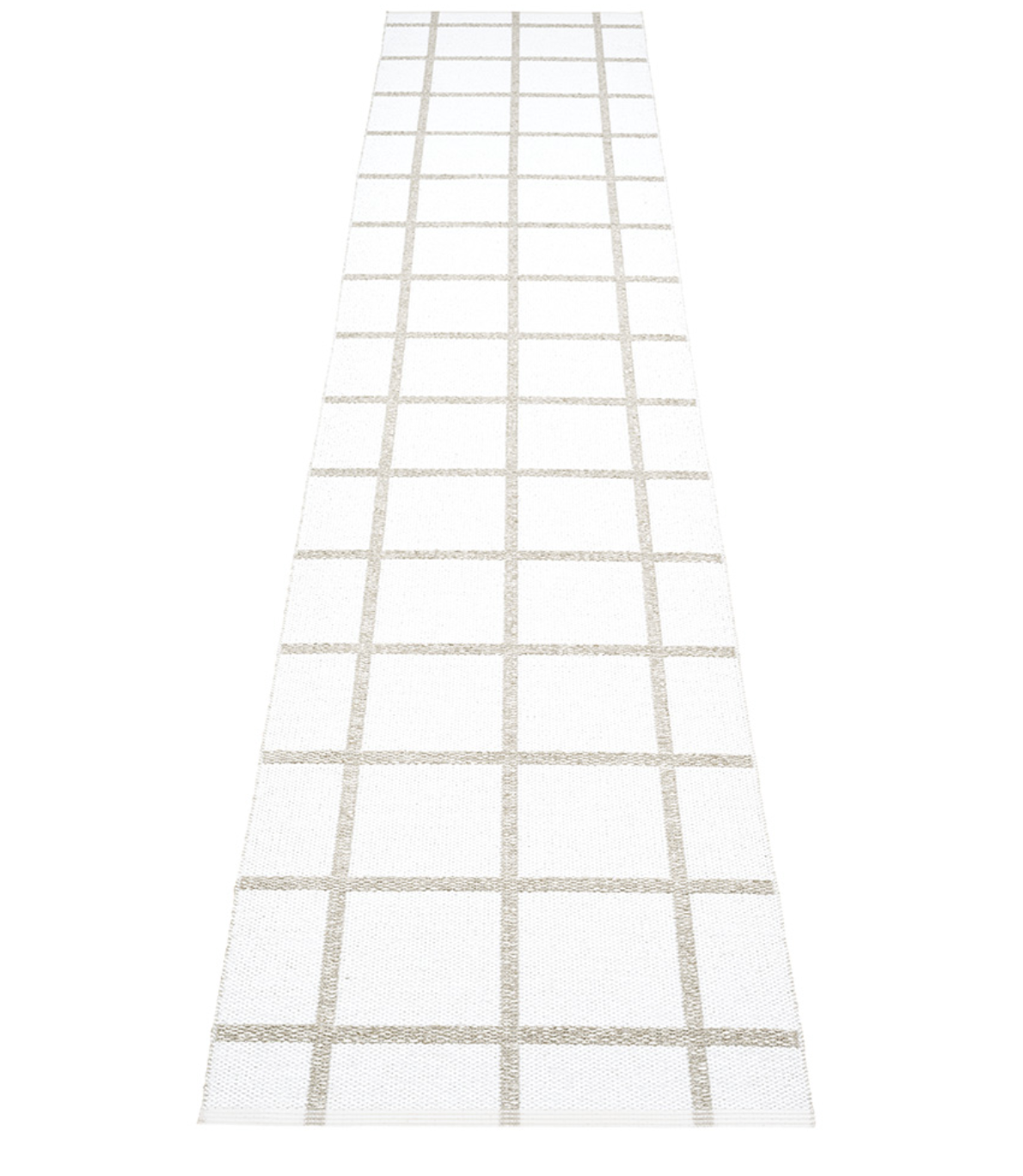 Little Plains Beach Plastic Floor Mats in White/Stone Metallic