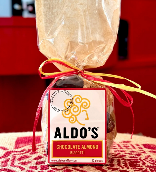 Chocolate Almond Biscotti by Aldo's Coffee Co.