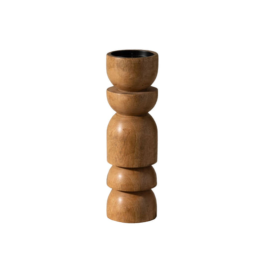 Alev Candle Holder in Natural, Medium