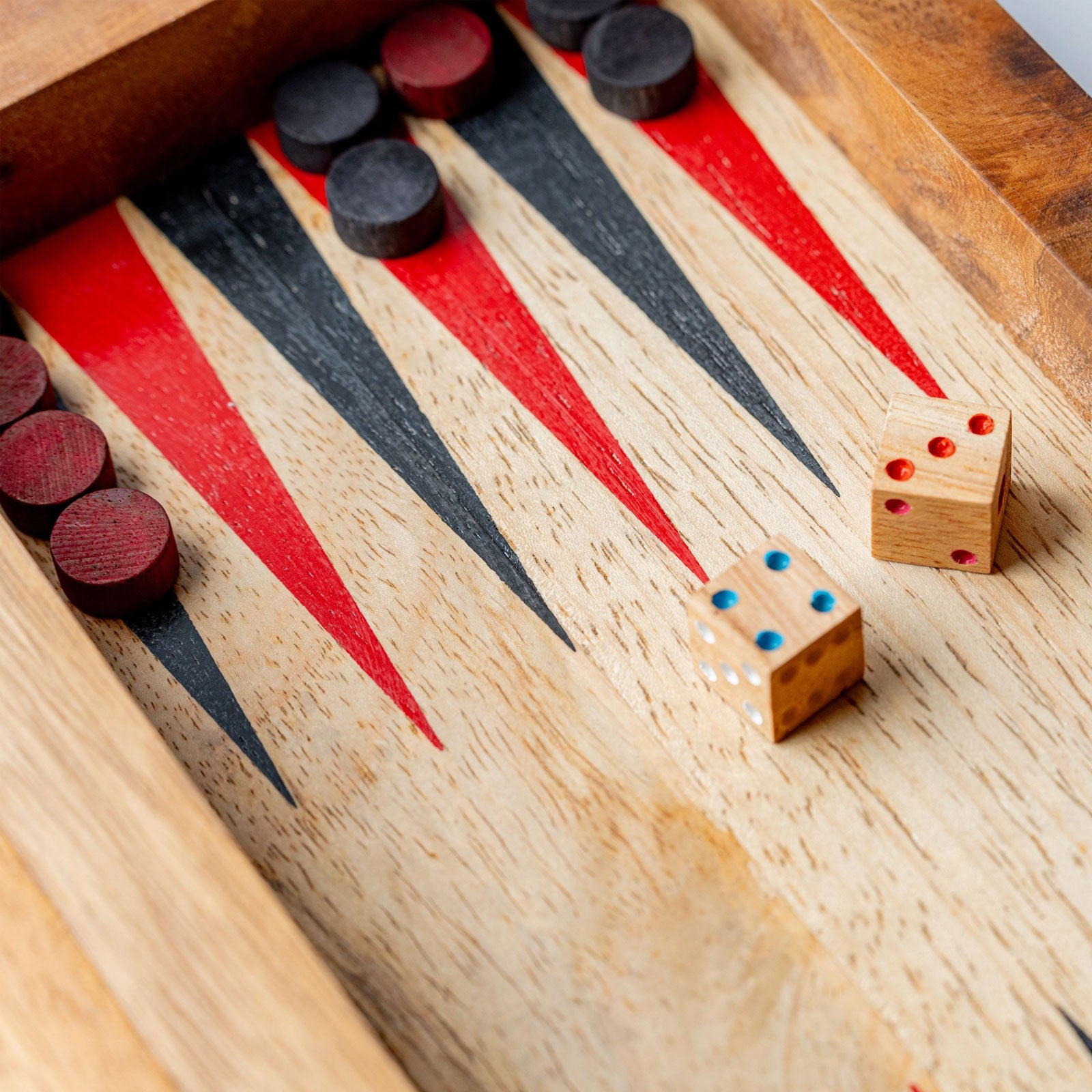 Backgammon Mangowood Game Set