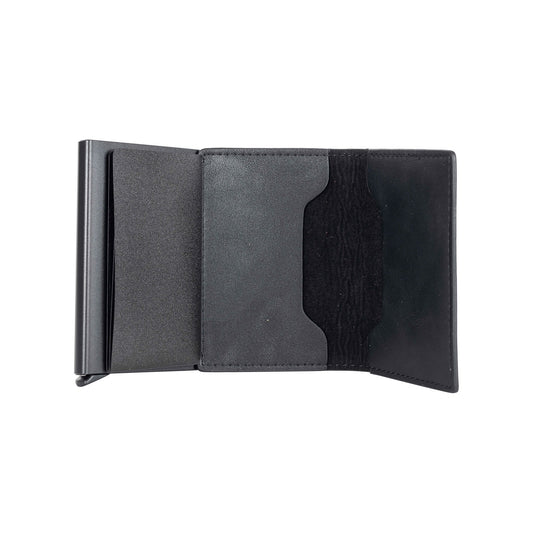 Leather RFID Wallet in Black