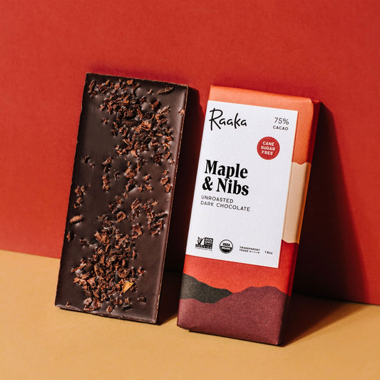 Maple & Nibs Chocolate Bar, 75%