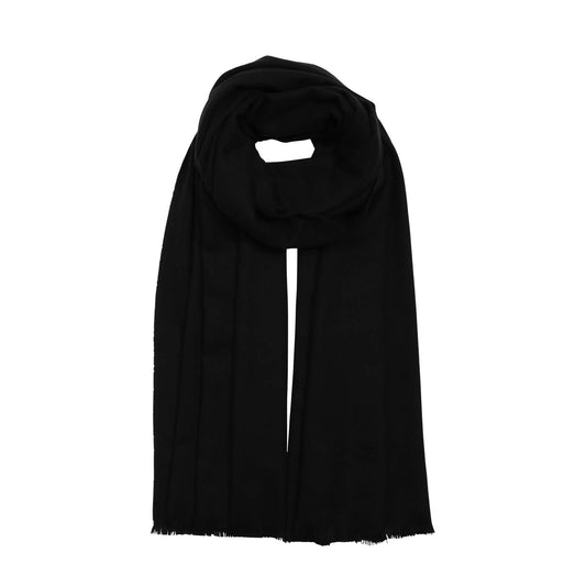 Essential Woven Travel Wrap in Black