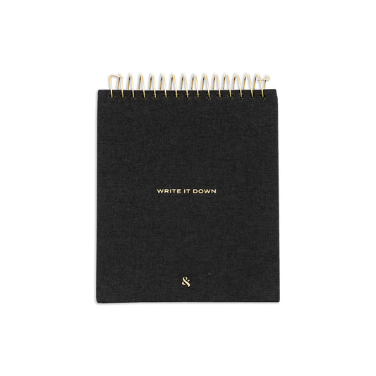 Write it Down Notepad in Linen