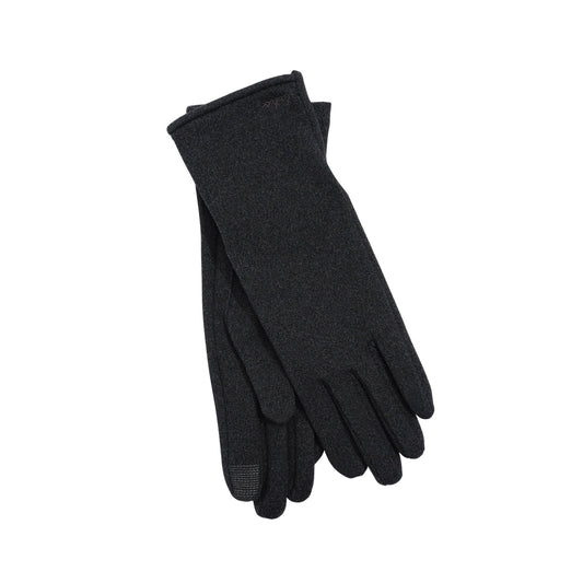 Comfort Stretch Long Touch Gloves in Charcoal Heather