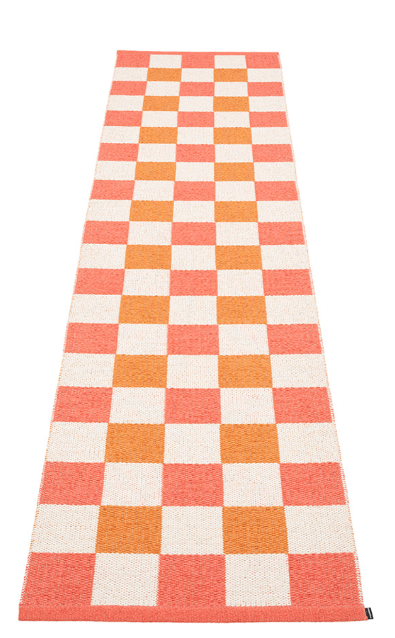 Wiborg Beach Plastic Floor Mats Flamingo/Vanilla/Pale Orange