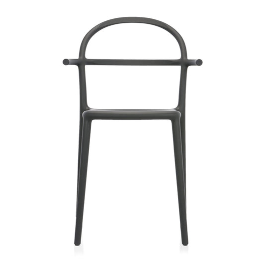 C Chair in Black, Set of 2