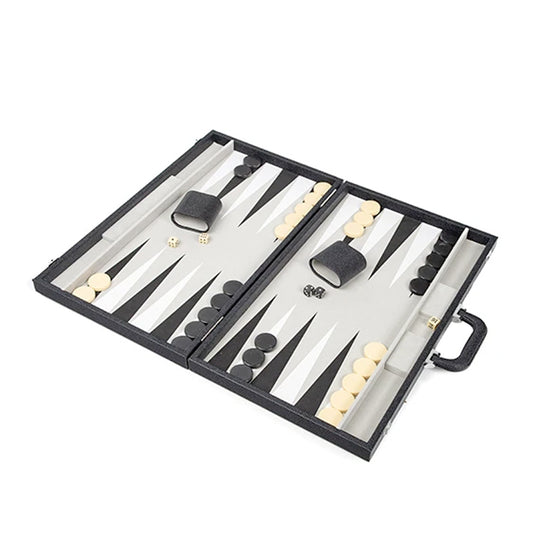 Backgammon Set, Onyx Black Large