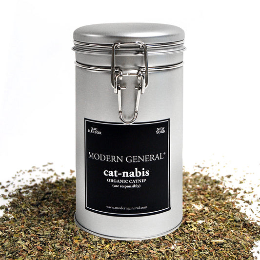 "Cat-nabis" Organic Catnip Tin