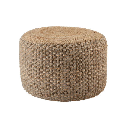 Kealani Pouf in Warm Sand / Dove / Doe