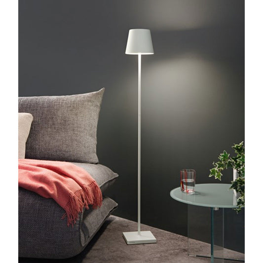 Poldina L Floor Lamp in White