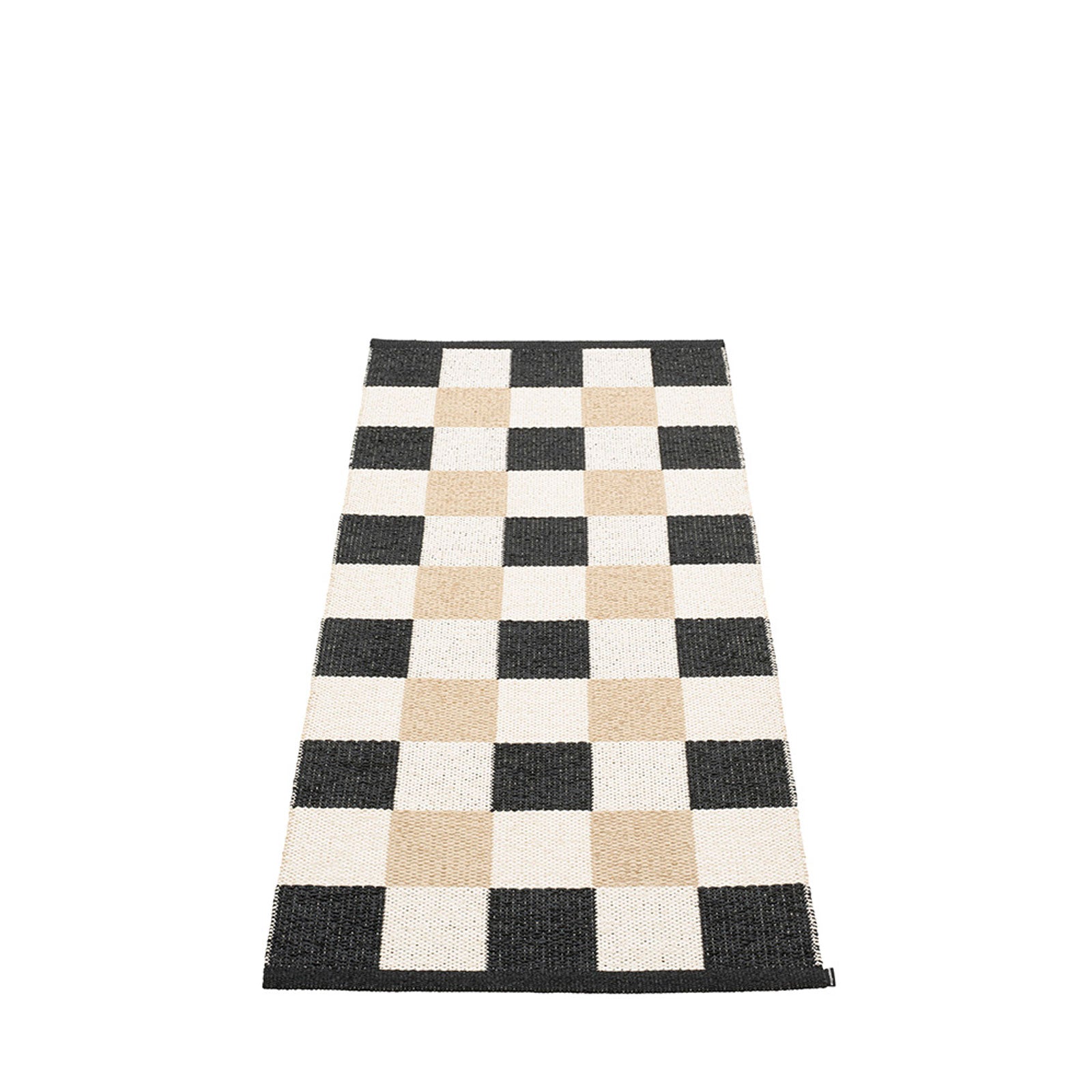 Wiborg Beach Plastic Floor Mats Black/Vanilla/Beige