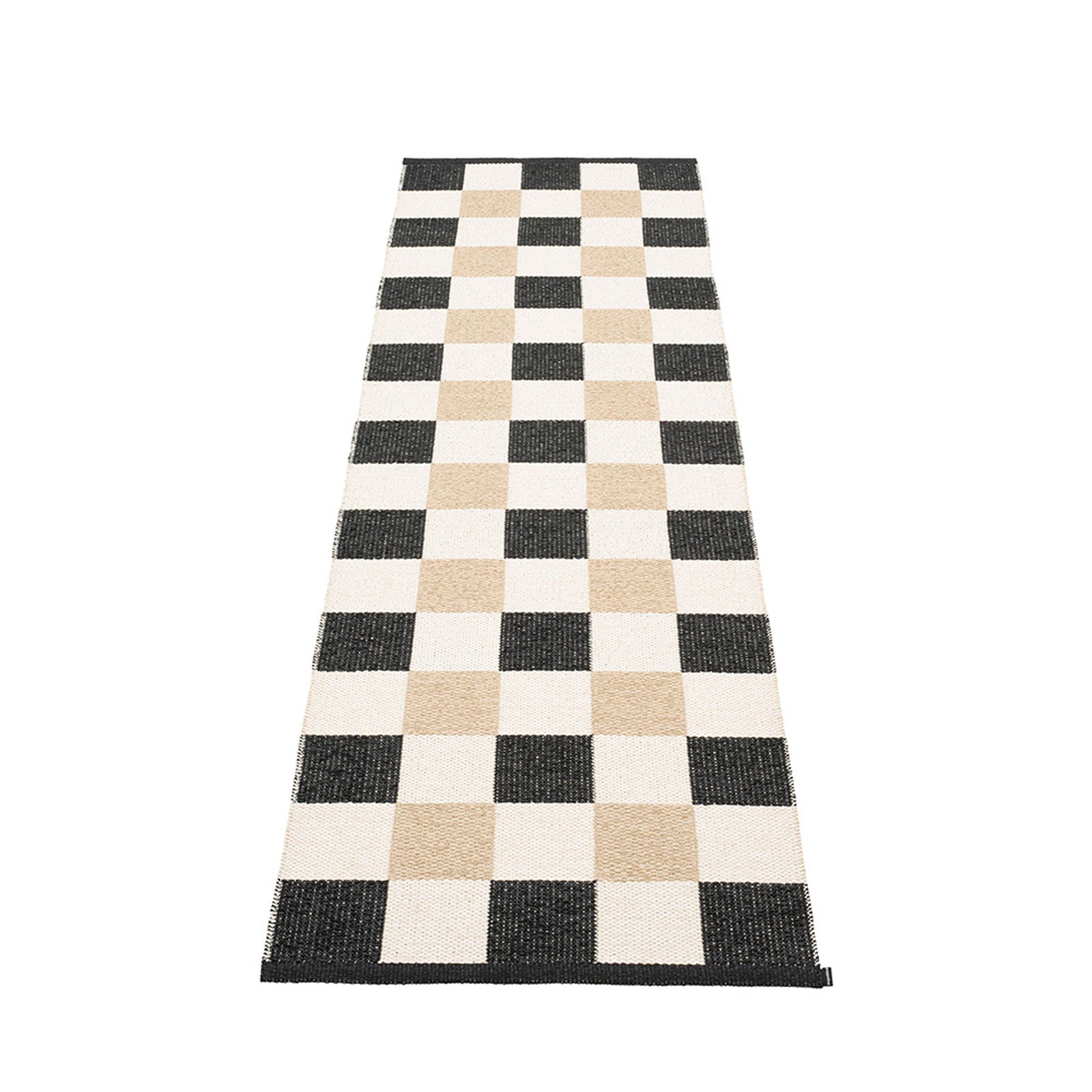 Wiborg Beach Plastic Floor Mats Black/Vanilla/Beige