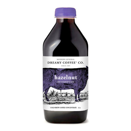 Hazelnut Cold Brew Coffee Concentrate | Modern General Dreamy Coffee® Co.